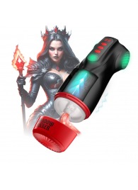 Интерактивный мастурбатор Raven с вакуумом, вибрацией и подсветкой - Shots Media BV - в Нижнем Тагиле купить с доставкой