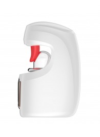 Белый мастурбатор с язычком и возвратно-поступательными движениями - Secwell - в Нижнем Тагиле купить с доставкой