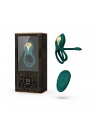 Зеленое эрекционное виброкольцо Bayek с пультом ДУ - Zalo - в Нижнем Тагиле купить с доставкой