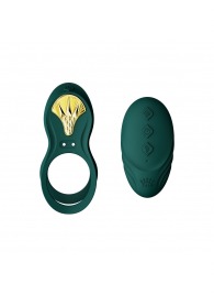 Зеленое эрекционное виброкольцо Bayek с пультом ДУ - Zalo - в Нижнем Тагиле купить с доставкой