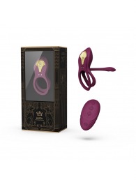 Фиолетовое эрекционное виброкольцо Bayek с пультом ДУ - Zalo - в Нижнем Тагиле купить с доставкой