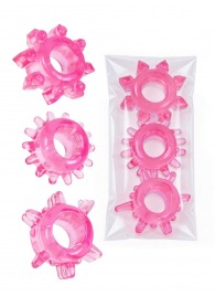 Комплект из трех розовых эрекционных колец - Erowoman-Eroman - в Нижнем Тагиле купить с доставкой