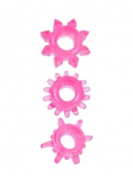 Комплект из трех розовых эрекционных колец - Erowoman-Eroman - в Нижнем Тагиле купить с доставкой