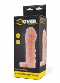 Фаллическая удлиняющая насадка с кольцом для фиксации - 16 см. - ToyFa - в Нижнем Тагиле купить с доставкой