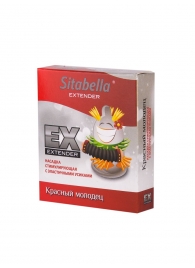 Стимулирующая насадка Sitabella Extender  Красный молодец - Sitabella - купить с доставкой в Нижнем Тагиле