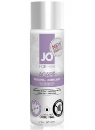 Лубрикант на водной основе для женщин JO AGAPE LUBRICANT ORIGINAL - 60 мл. - System JO - купить с доставкой в Нижнем Тагиле