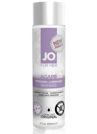 Женский лубрикант на водной основе JO AGAPE LUBRICANT ORIGINAL - 120 мл. - System JO - купить с доставкой в Нижнем Тагиле