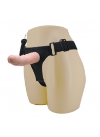 Реалистичный страпон-фаллоимитатор на трусиках Ultra Passionate Harness - 15 см. - Baile - купить с доставкой в Нижнем Тагиле