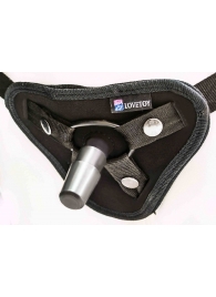 Вибрострапон с двумя насадками UniStrap - 18 и 18 см. - LOVETOY (А-Полимер) - купить с доставкой в Нижнем Тагиле
