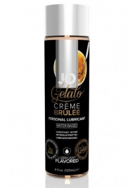 Лубрикант с ароматом крем-брюле JO GELATO CREME BRULEE - 120 мл. - System JO - купить с доставкой в Нижнем Тагиле