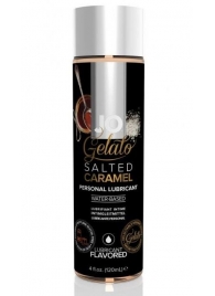 Лубрикант с ароматом солёной карамели JO GELATO SALTED CARAMEL - 120 мл. - System JO - купить с доставкой в Нижнем Тагиле