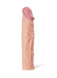 Насадка с ярко выраженной головкой и рельефным стволом - 19 см. - A-toys - в Нижнем Тагиле купить с доставкой