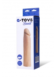 Реалистичная насадка с ярко выраженной головкой - 16,5 см. - A-toys - в Нижнем Тагиле купить с доставкой