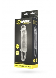 Прозрачная насадка с петлёй для фиксации - 14 см. - ToyFa - в Нижнем Тагиле купить с доставкой