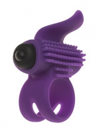 Эрекционное кольцо с подхватом мошонки и стимуляцией клитора Bullet Lastic Ring - Adrien Lastic - в Нижнем Тагиле купить с доставкой