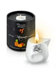 Массажная свеча с ароматом манго и ананаса Bougie de Massage Ananas Mangue - 80 мл. - Plaisir Secret - купить с доставкой в Нижнем Тагиле