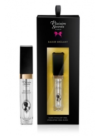 Стимулирующий блеск для губ Baiser Brulant Gloss Plaisirs Secrets - 7 мл. - Plaisir Secret - купить с доставкой в Нижнем Тагиле