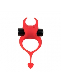 Красное эрекционное кольцо в форме дьяволенка DEVOL COCKRING - Adrien Lastic - в Нижнем Тагиле купить с доставкой