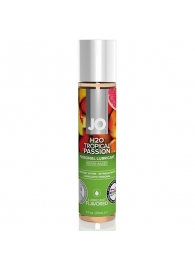 Смазка с ароматом тропических фруктов JO Flavored Tropical Passion - 30 мл. - System JO - купить с доставкой в Нижнем Тагиле