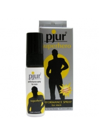 Пролонгирующий мужской спрей pjur SUPERHERO spray - 20 мл. - Pjur - купить с доставкой в Нижнем Тагиле