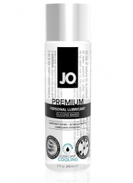 Охлаждающий лубрикант на силиконовой основе JO Personal Premium Lubricant Cooling - 60 мл. - System JO - купить с доставкой в Нижнем Тагиле