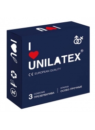 Ультрапрочные презервативы Unilatex Extra Strong - 3 шт. - Unilatex - купить с доставкой в Нижнем Тагиле