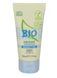 Органический лубрикант для чувствительной кожи Bio Sensitive - 50 мл. - HOT - купить с доставкой в Нижнем Тагиле