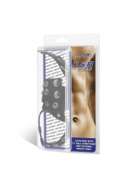 Утяжка на пенис и мошонку Cock Ring With 1.5  Ball Stretcher And Optional Weight Ring - BlueLine - купить с доставкой в Нижнем Тагиле