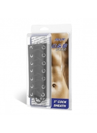 Сбруя на член на шнуровке 5  Cock Sheath - BlueLine - купить с доставкой в Нижнем Тагиле