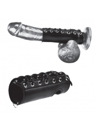 Сбруя на член на шнуровке 5  Cock Sheath - BlueLine - купить с доставкой в Нижнем Тагиле