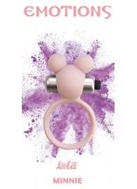 Розовое эрекционное виброколечко Emotions Minnie Light pink - Lola Games - в Нижнем Тагиле купить с доставкой