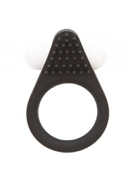 Чёрное эрекционное кольцо LIT-UP SILICONE STIMU RING 1 BLACK - Dream Toys - в Нижнем Тагиле купить с доставкой