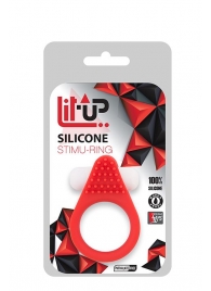 Красное эрекционное кольцо LIT-UP SILICONE STIMU RING 1 RED - Dream Toys - в Нижнем Тагиле купить с доставкой