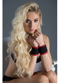 Полиуретановые манжеты для фиксации рук вместе Bound Together Wrist Restraints - Blush Novelties - купить с доставкой в Нижнем Тагиле