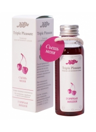 Эликсир Triple Pleasure  Горячая вишня  - 65 гр. - JULEJU - купить с доставкой в Нижнем Тагиле