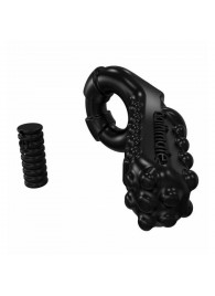 Чёрное эрекционное виброкольцо Tickle - Bathmate - в Нижнем Тагиле купить с доставкой