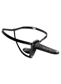 Женский страпон с вагинальной пробкой Double Penetrix Strap-on - 15 см. - Pipedream - купить с доставкой в Нижнем Тагиле