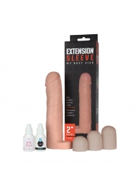 Насадка-удлинитель Extension sleeve с подхватом мошонки - 19 см. - Sitabella - в Нижнем Тагиле купить с доставкой