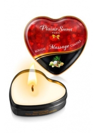 Массажная свеча с ароматом экзотических фруктов Bougie Massage Candle - 35 мл. - Plaisir Secret - купить с доставкой в Нижнем Тагиле