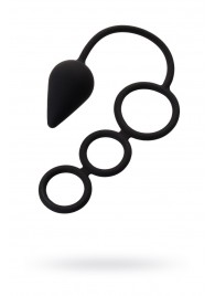 Тройное эрекционное кольцо с анальным хвостом Drop M-size - Erotist Adult Toys - в Нижнем Тагиле купить с доставкой