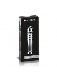 Ребристый фаллоимитатор для электростимуляции Funky Fella Rill Dildo - 13 см. - MyStim - купить с доставкой в Нижнем Тагиле