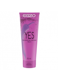 Согревающий лубрикант на водной основе Egzo Yes - 50 мл. - EGZO - купить с доставкой в Нижнем Тагиле