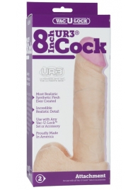 Ультрареалистичная насадка для трусиков Vac-U-Lock 8  ULTRASKYN Cock - 20,57 см. - Doc Johnson - купить с доставкой в Нижнем Тагиле