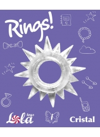 Прозрачное эрекционное кольцо Rings Cristal - Lola Games - в Нижнем Тагиле купить с доставкой