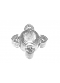 Прозрачное эрекционное кольцо Rings Screw - Lola Games - в Нижнем Тагиле купить с доставкой