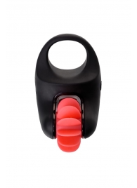 Чёрно-красное эрекционное виброкольцо Erotist - Erotist Adult Toys - в Нижнем Тагиле купить с доставкой