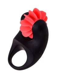 Чёрно-красное эрекционное виброкольцо Erotist - Erotist Adult Toys - в Нижнем Тагиле купить с доставкой
