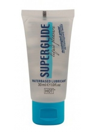 Гель-смазка на водной основе для чувствительной кожи Superglide - 30 мл. - HOT - купить с доставкой в Нижнем Тагиле