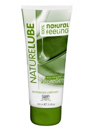 Лубрикант на водной основе NatureLube с алоэ вера - 100 мл. - HOT - купить с доставкой в Нижнем Тагиле