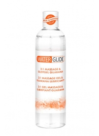 Гель-смазка 2-в-1 MASSAGE   LUBRICANT GUARANA - 300 мл. - Waterglide - купить с доставкой в Нижнем Тагиле